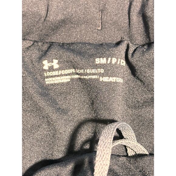 Under Armour Black Gray Loose Fit Running Athletic Shorts Activewear SM - Picture 7 of 9